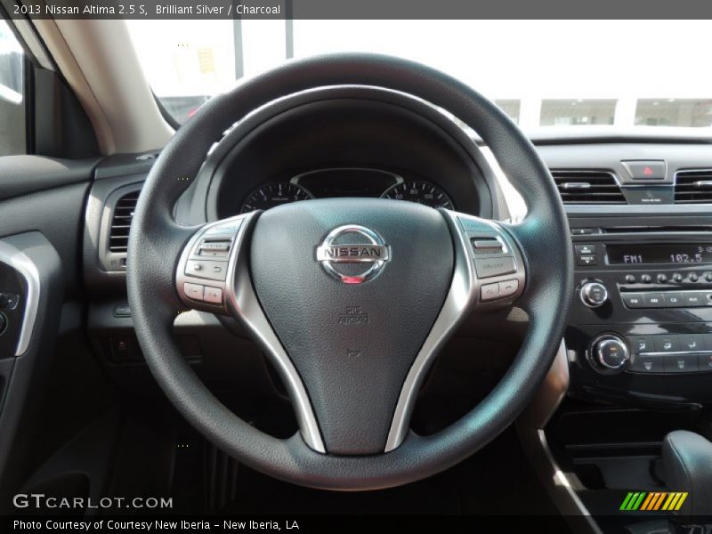 Brilliant Silver / Charcoal 2013 Nissan Altima 2.5 S