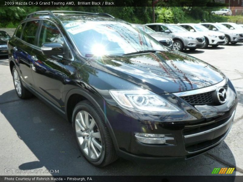 Brilliant Black / Black 2009 Mazda CX-9 Grand Touring AWD