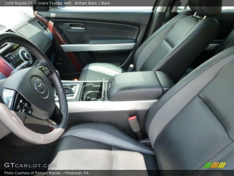 Brilliant Black / Black 2009 Mazda CX-9 Grand Touring AWD
