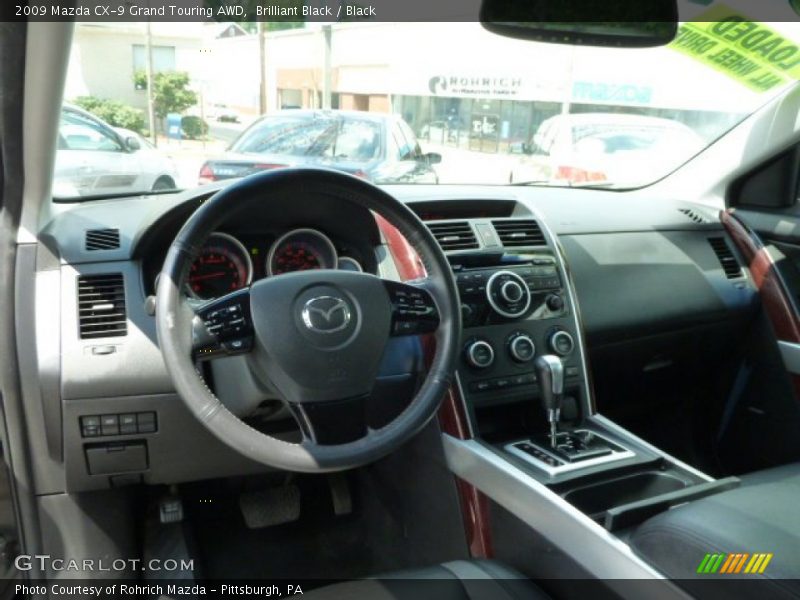 Brilliant Black / Black 2009 Mazda CX-9 Grand Touring AWD