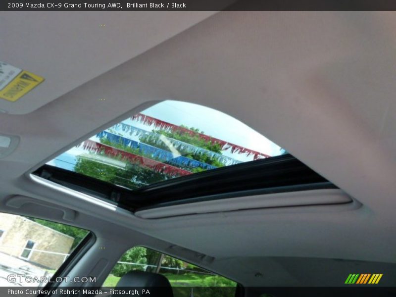 Brilliant Black / Black 2009 Mazda CX-9 Grand Touring AWD
