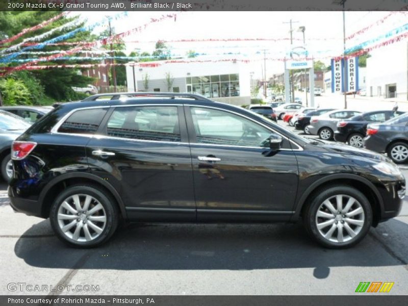 Brilliant Black / Black 2009 Mazda CX-9 Grand Touring AWD