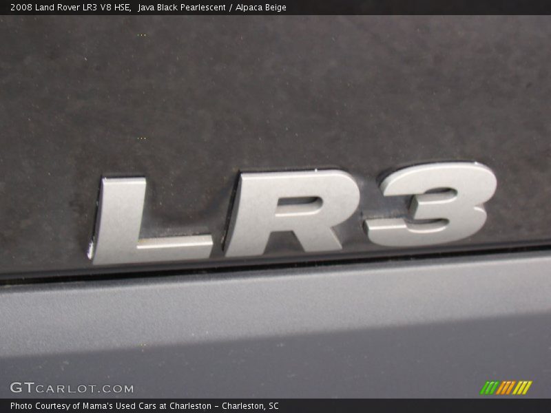 Java Black Pearlescent / Alpaca Beige 2008 Land Rover LR3 V8 HSE