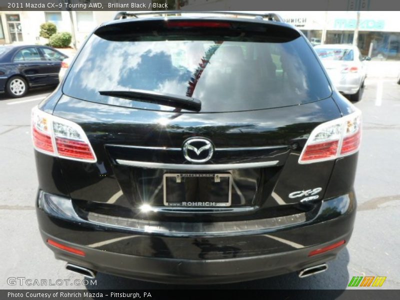 Brilliant Black / Black 2011 Mazda CX-9 Touring AWD