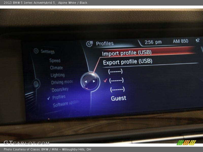 Alpine White / Black 2013 BMW 5 Series ActiveHybrid 5