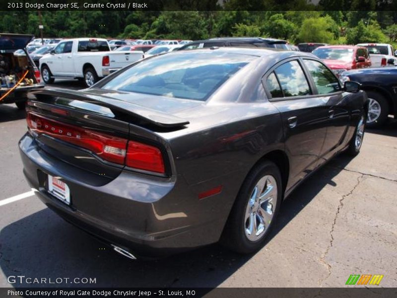 Granite Crystal / Black 2013 Dodge Charger SE