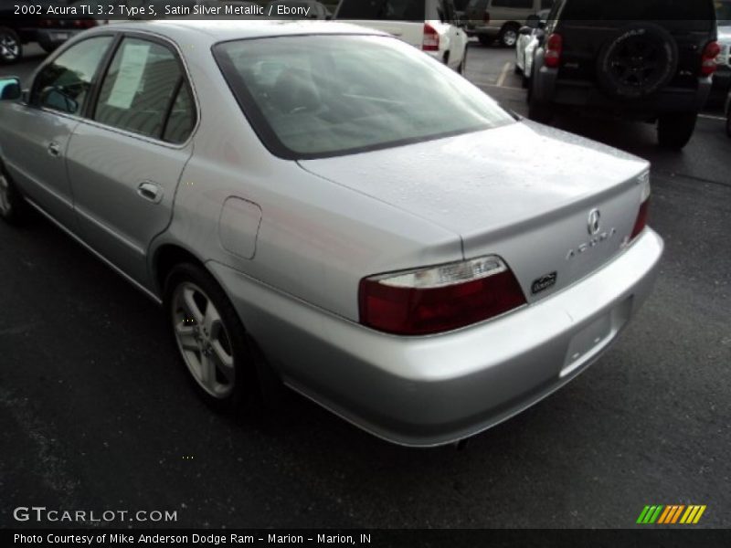 Satin Silver Metallic / Ebony 2002 Acura TL 3.2 Type S