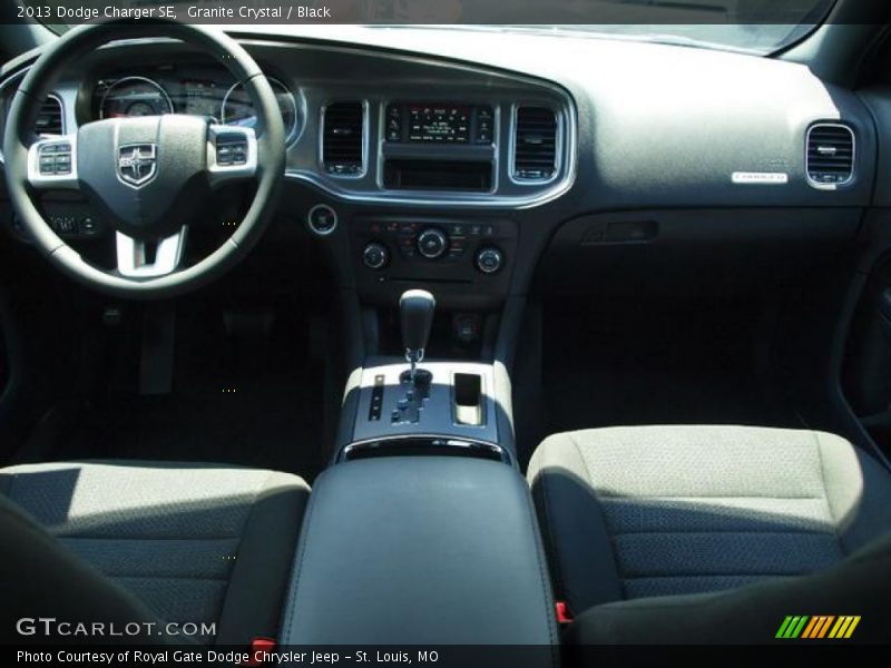 Granite Crystal / Black 2013 Dodge Charger SE