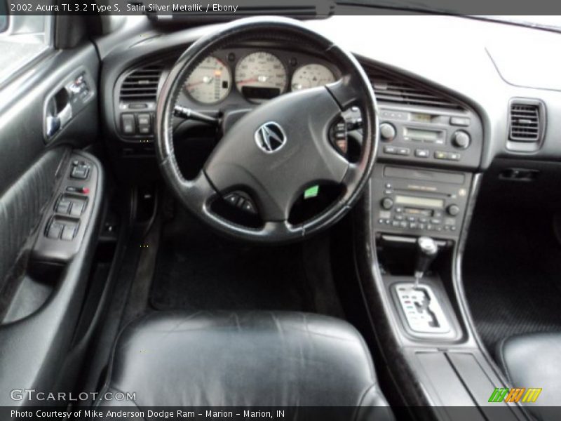 Satin Silver Metallic / Ebony 2002 Acura TL 3.2 Type S