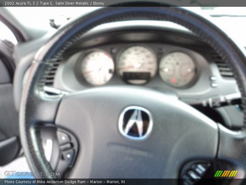 Satin Silver Metallic / Ebony 2002 Acura TL 3.2 Type S