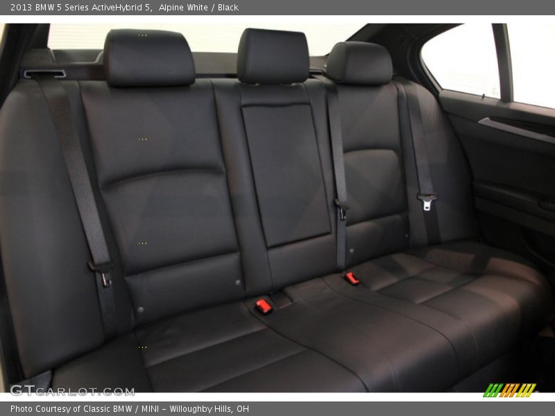 Rear Seat of 2013 5 Series ActiveHybrid 5