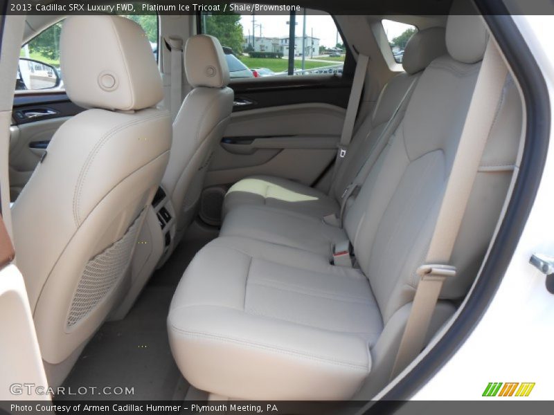 Platinum Ice Tricoat / Shale/Brownstone 2013 Cadillac SRX Luxury FWD