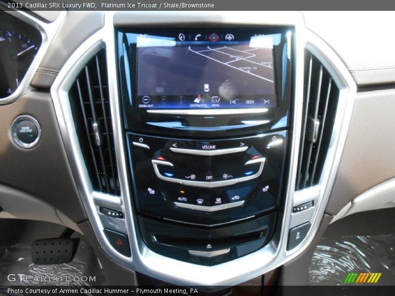 Platinum Ice Tricoat / Shale/Brownstone 2013 Cadillac SRX Luxury FWD