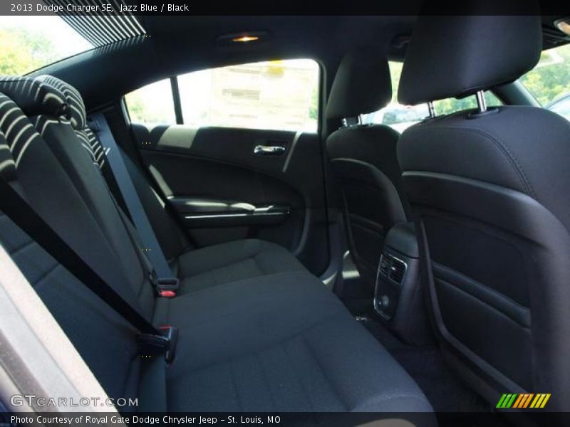 Jazz Blue / Black 2013 Dodge Charger SE