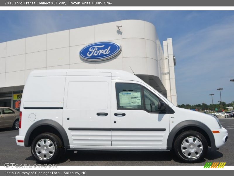  2013 Transit Connect XLT Van Frozen White
