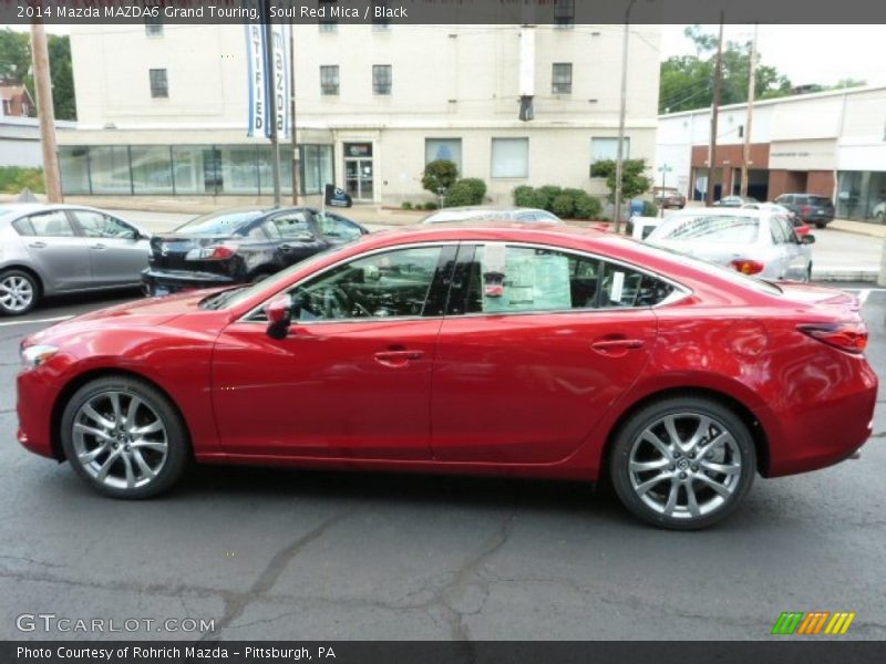 Soul Red Mica / Black 2014 Mazda MAZDA6 Grand Touring