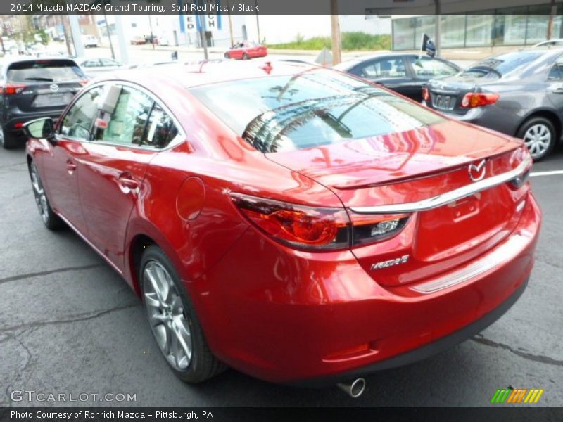 Soul Red Mica / Black 2014 Mazda MAZDA6 Grand Touring