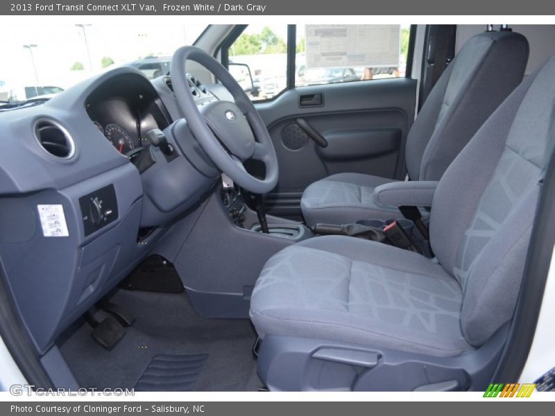  2013 Transit Connect XLT Van Dark Gray Interior