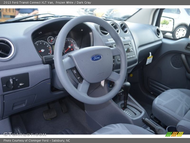 Frozen White / Dark Gray 2013 Ford Transit Connect XLT Van
