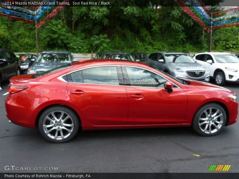 Soul Red Mica / Black 2014 Mazda MAZDA6 Grand Touring
