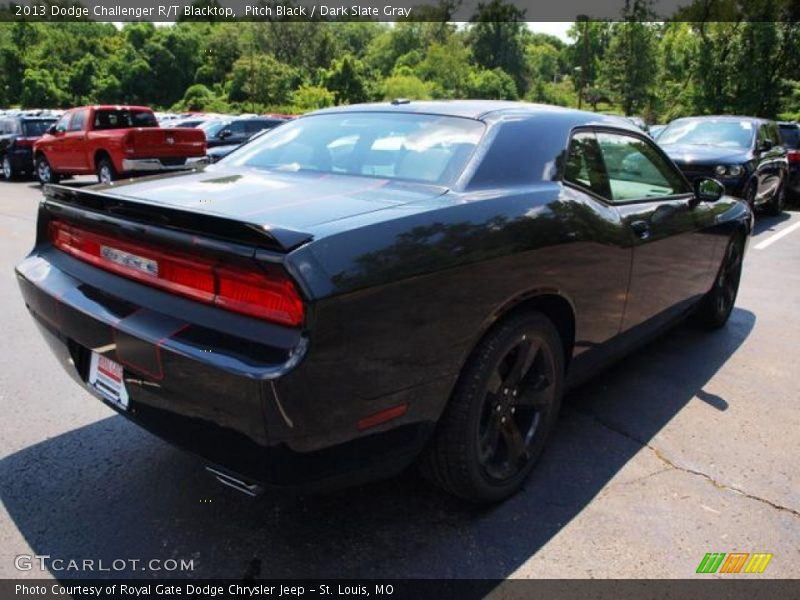 Pitch Black / Dark Slate Gray 2013 Dodge Challenger R/T Blacktop