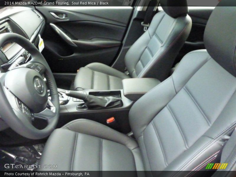 Soul Red Mica / Black 2014 Mazda MAZDA6 Grand Touring
