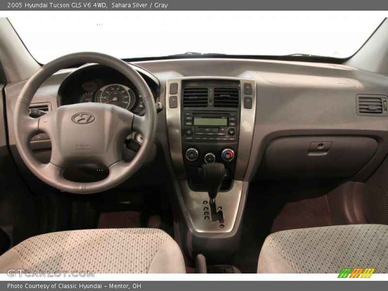 Sahara Silver / Gray 2005 Hyundai Tucson GLS V6 4WD