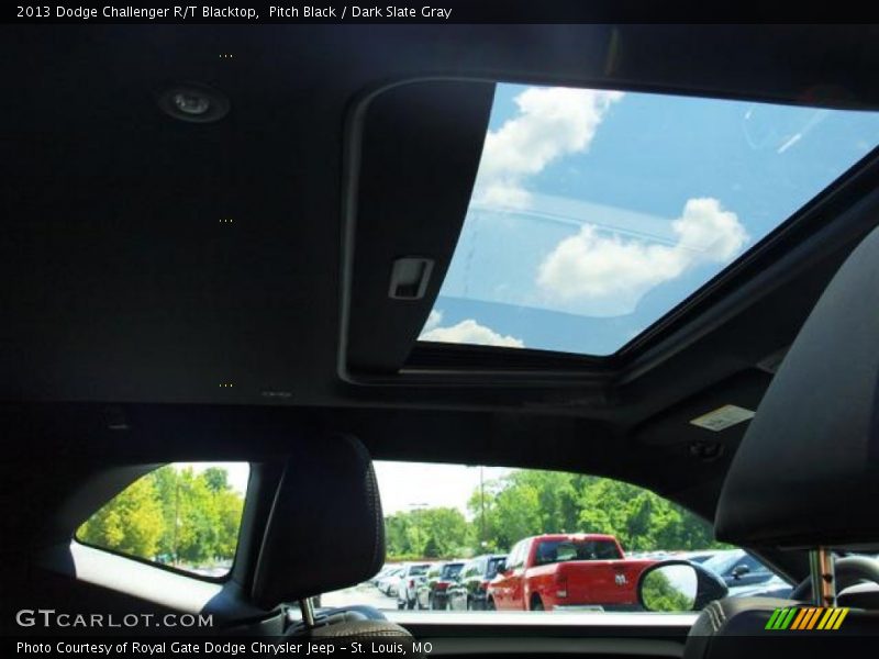 Pitch Black / Dark Slate Gray 2013 Dodge Challenger R/T Blacktop