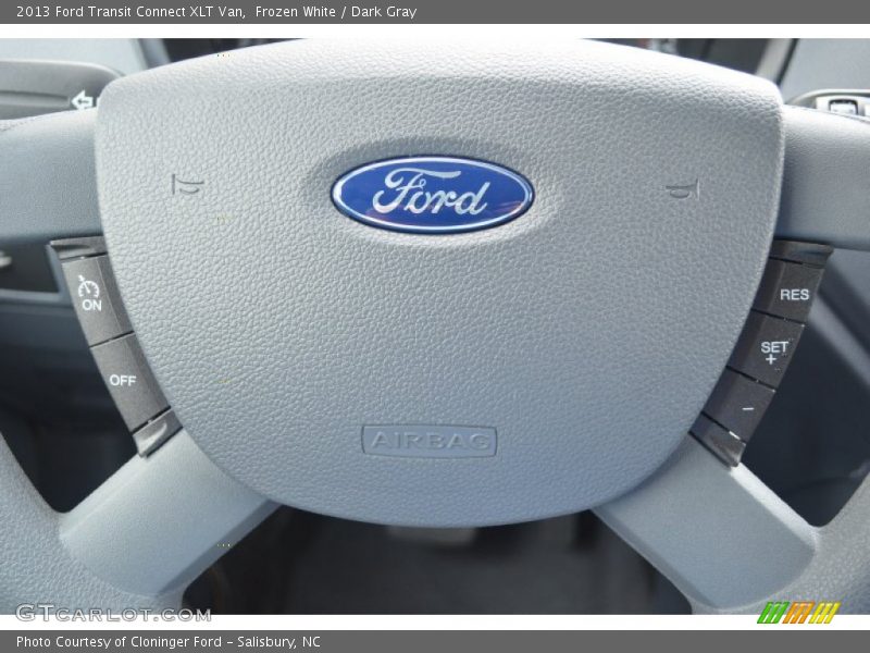 Frozen White / Dark Gray 2013 Ford Transit Connect XLT Van