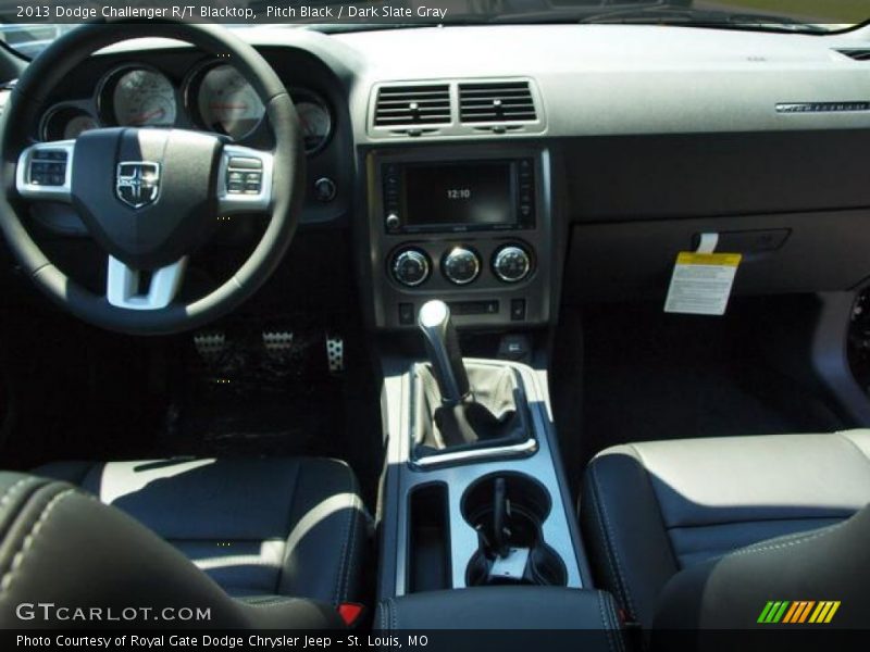 Pitch Black / Dark Slate Gray 2013 Dodge Challenger R/T Blacktop