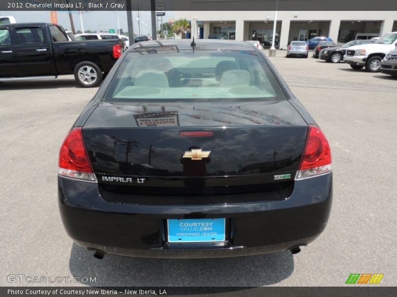 Black / Gray 2012 Chevrolet Impala LT