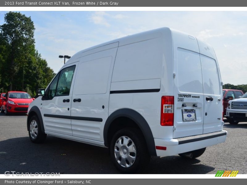 Frozen White / Dark Gray 2013 Ford Transit Connect XLT Van