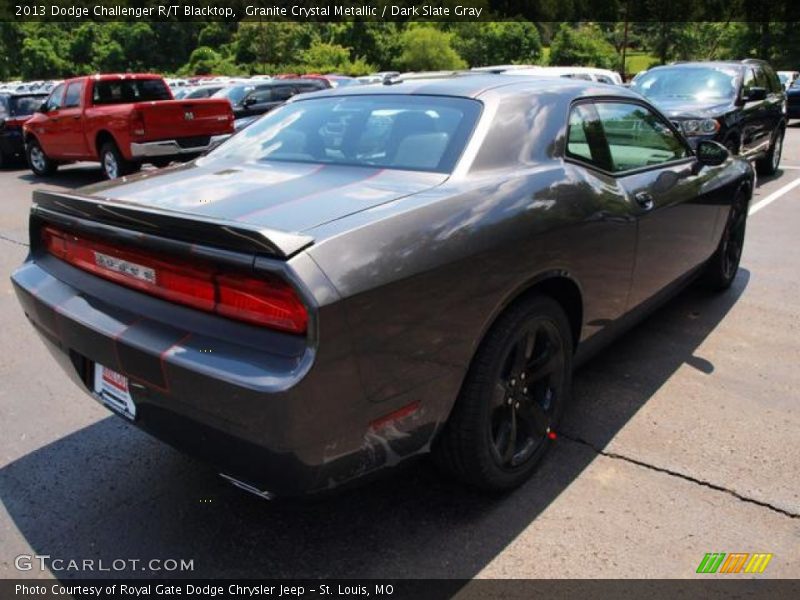 Granite Crystal Metallic / Dark Slate Gray 2013 Dodge Challenger R/T Blacktop