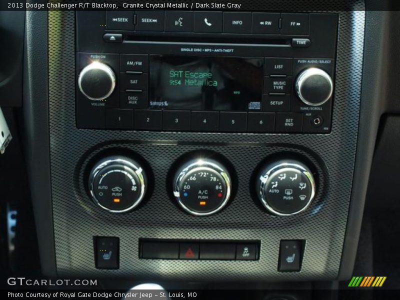 Granite Crystal Metallic / Dark Slate Gray 2013 Dodge Challenger R/T Blacktop