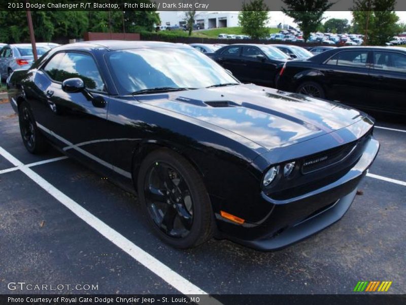 Pitch Black / Dark Slate Gray 2013 Dodge Challenger R/T Blacktop