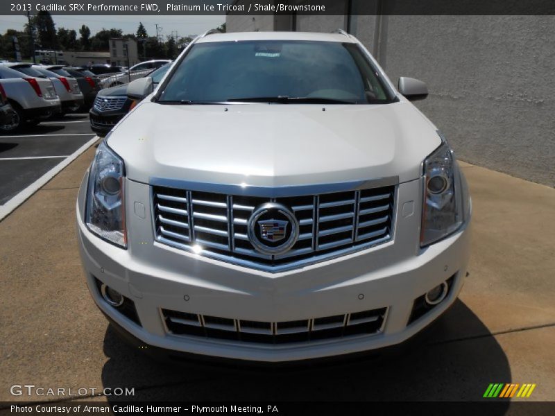 Platinum Ice Tricoat / Shale/Brownstone 2013 Cadillac SRX Performance FWD