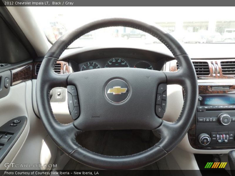 Black / Gray 2012 Chevrolet Impala LT