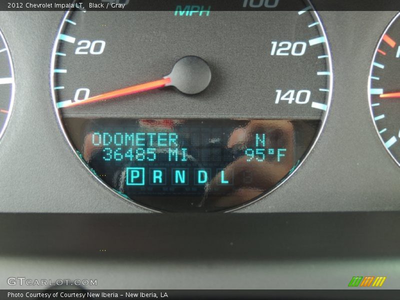 Black / Gray 2012 Chevrolet Impala LT