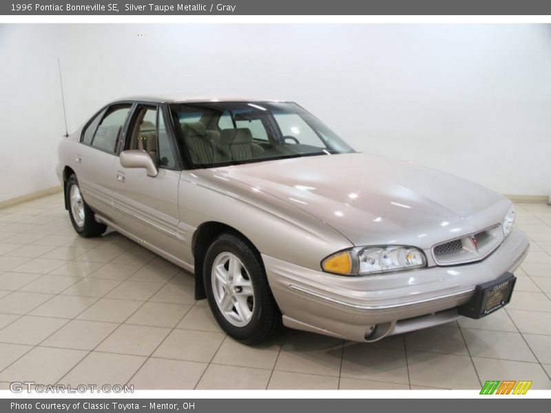 Silver Taupe Metallic / Gray 1996 Pontiac Bonneville SE
