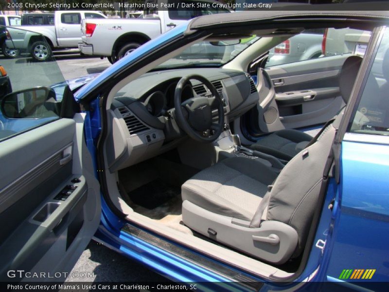 Marathon Blue Pearl / Dark Slate Gray/Light Slate Gray 2008 Chrysler Sebring LX Convertible