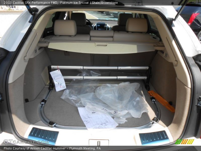 Platinum Ice Tricoat / Shale/Brownstone 2013 Cadillac SRX Performance FWD