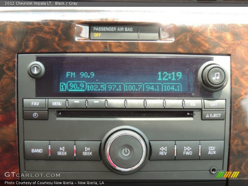 Black / Gray 2012 Chevrolet Impala LT