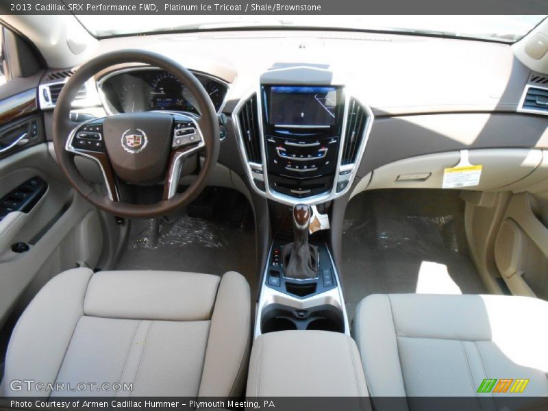 Platinum Ice Tricoat / Shale/Brownstone 2013 Cadillac SRX Performance FWD