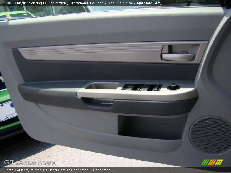 Marathon Blue Pearl / Dark Slate Gray/Light Slate Gray 2008 Chrysler Sebring LX Convertible