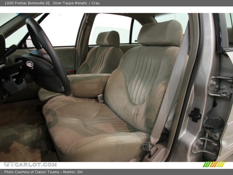 Silver Taupe Metallic / Gray 1996 Pontiac Bonneville SE