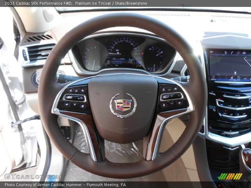Platinum Ice Tricoat / Shale/Brownstone 2013 Cadillac SRX Performance FWD
