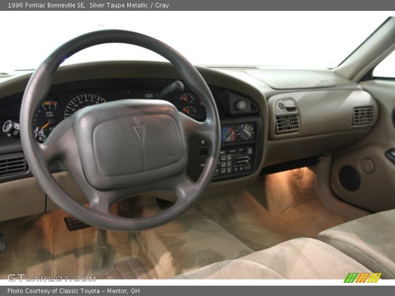 Silver Taupe Metallic / Gray 1996 Pontiac Bonneville SE