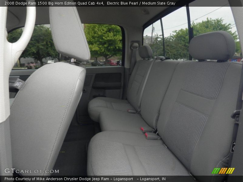 Electric Blue Pearl / Medium Slate Gray 2008 Dodge Ram 1500 Big Horn Edition Quad Cab 4x4