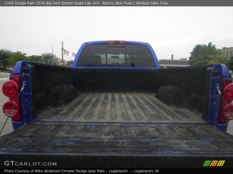 Electric Blue Pearl / Medium Slate Gray 2008 Dodge Ram 1500 Big Horn Edition Quad Cab 4x4