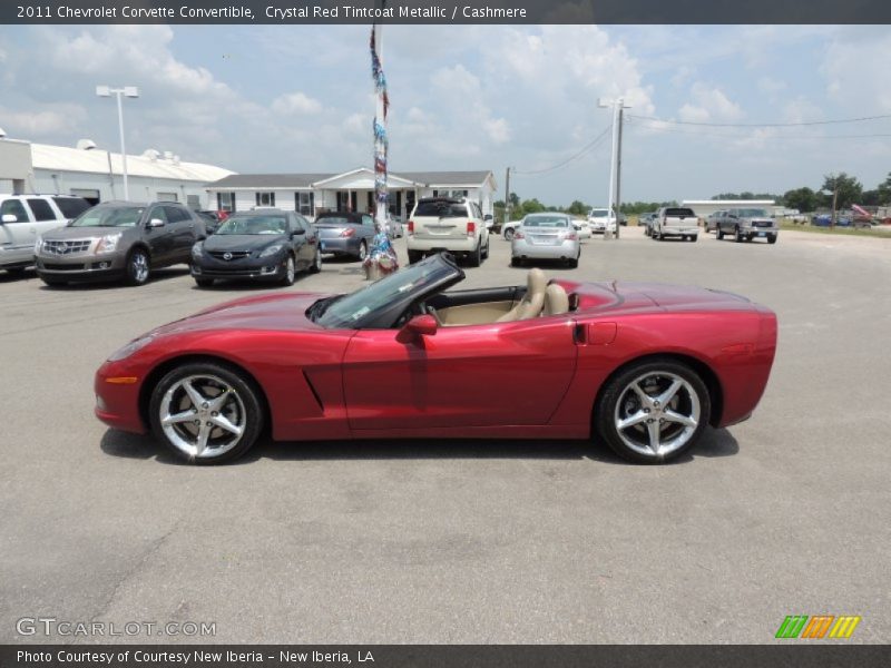 Crystal Red Tintcoat Metallic / Cashmere 2011 Chevrolet Corvette Convertible